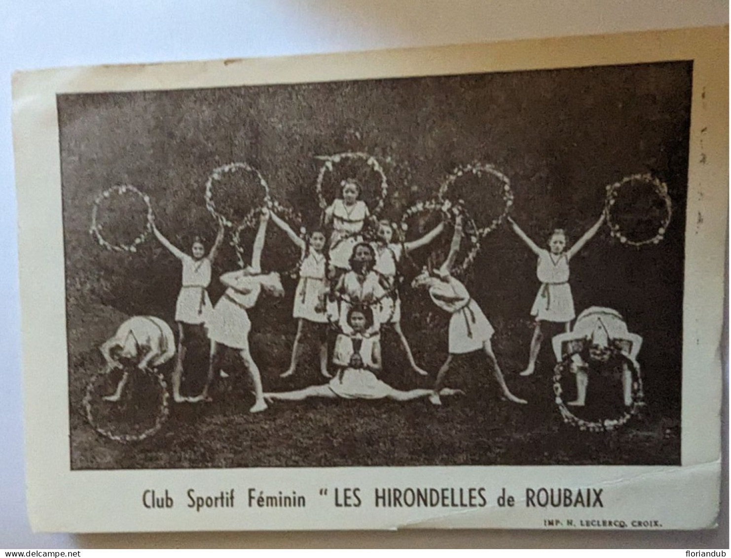 CPA -  Gymnastique Club Sportif Féminin Les Hirondelles De Roubaix - Gymnastik