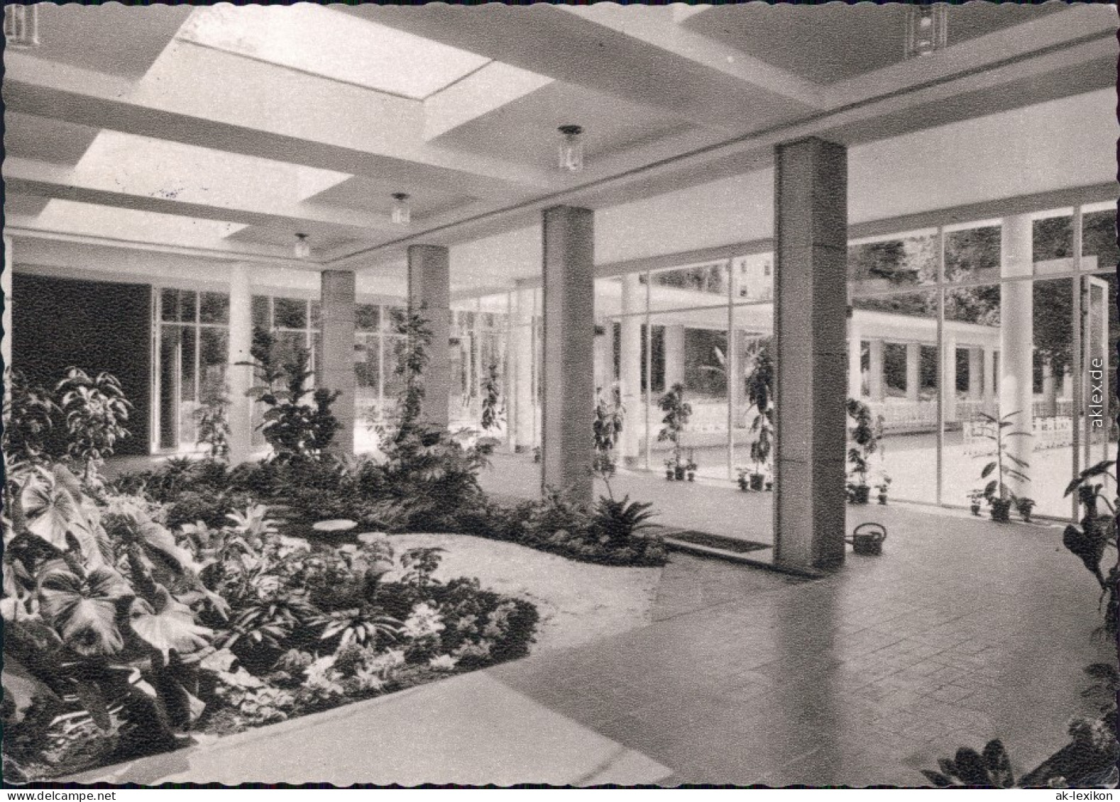 Bad Neuenahr Ahrweiler Trinkhalle - Innenansicht Mit Blumengarten 1963 - Bad Neuenahr-Ahrweiler