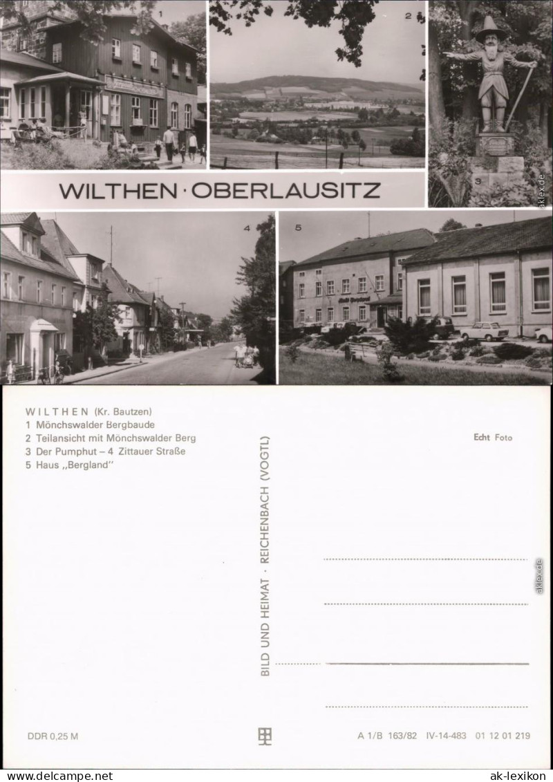 Wilthen   Mönchswalder Bergbaude,   Der Pumphut, Zittauer Straße  1982 - Wilthen