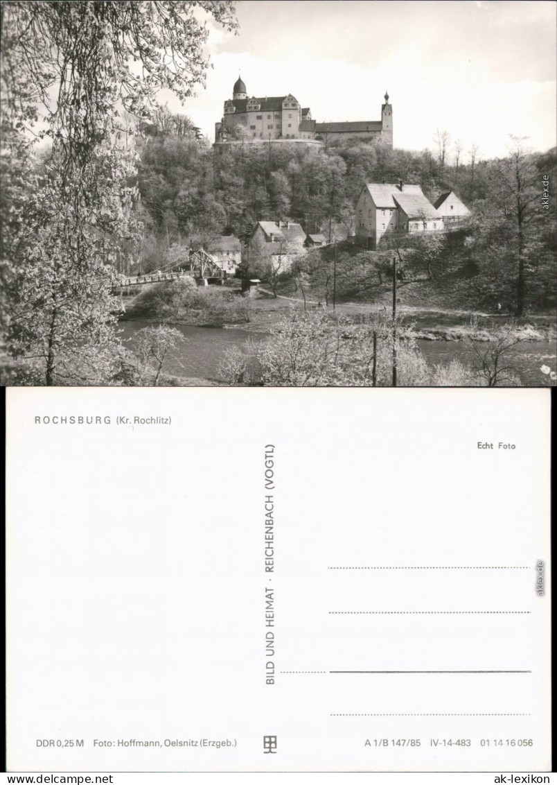 Rochsburg Lunzenau Schloss Rochsburg  Ansichtskarte 1985 - Lunzenau