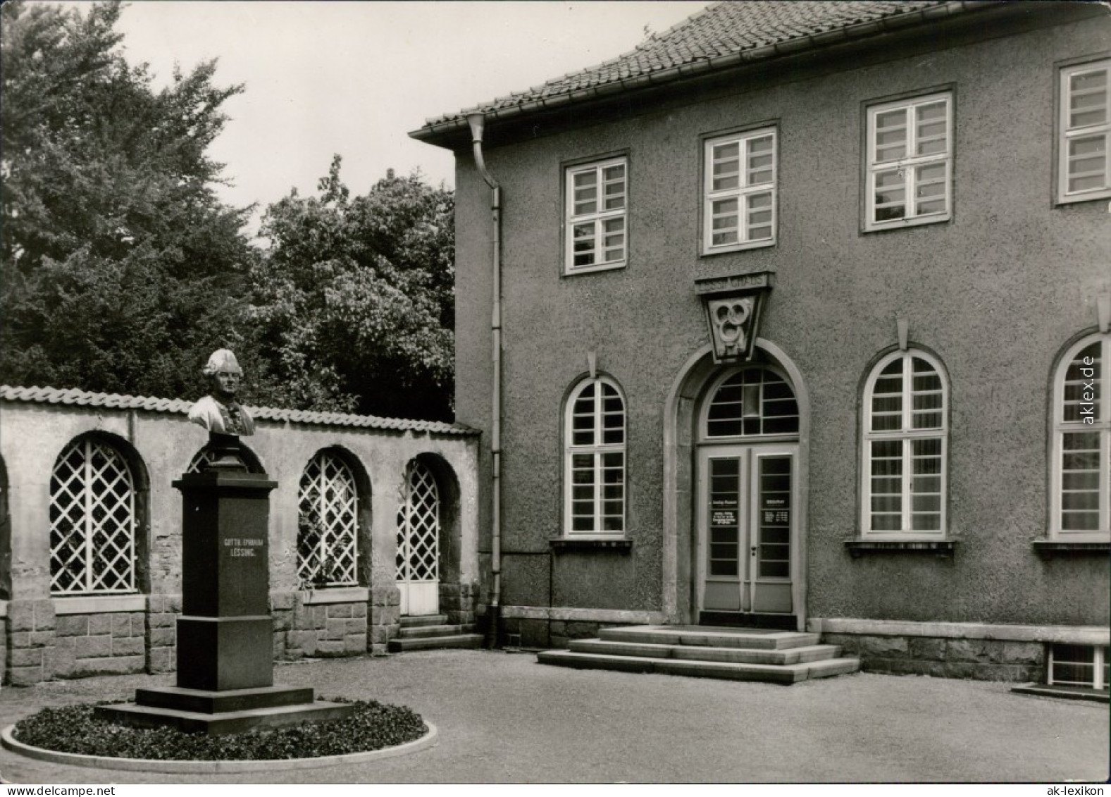 Kamenz Kamjenc Lessingdenkmal Und Lessinghaus 1978 - Kamenz