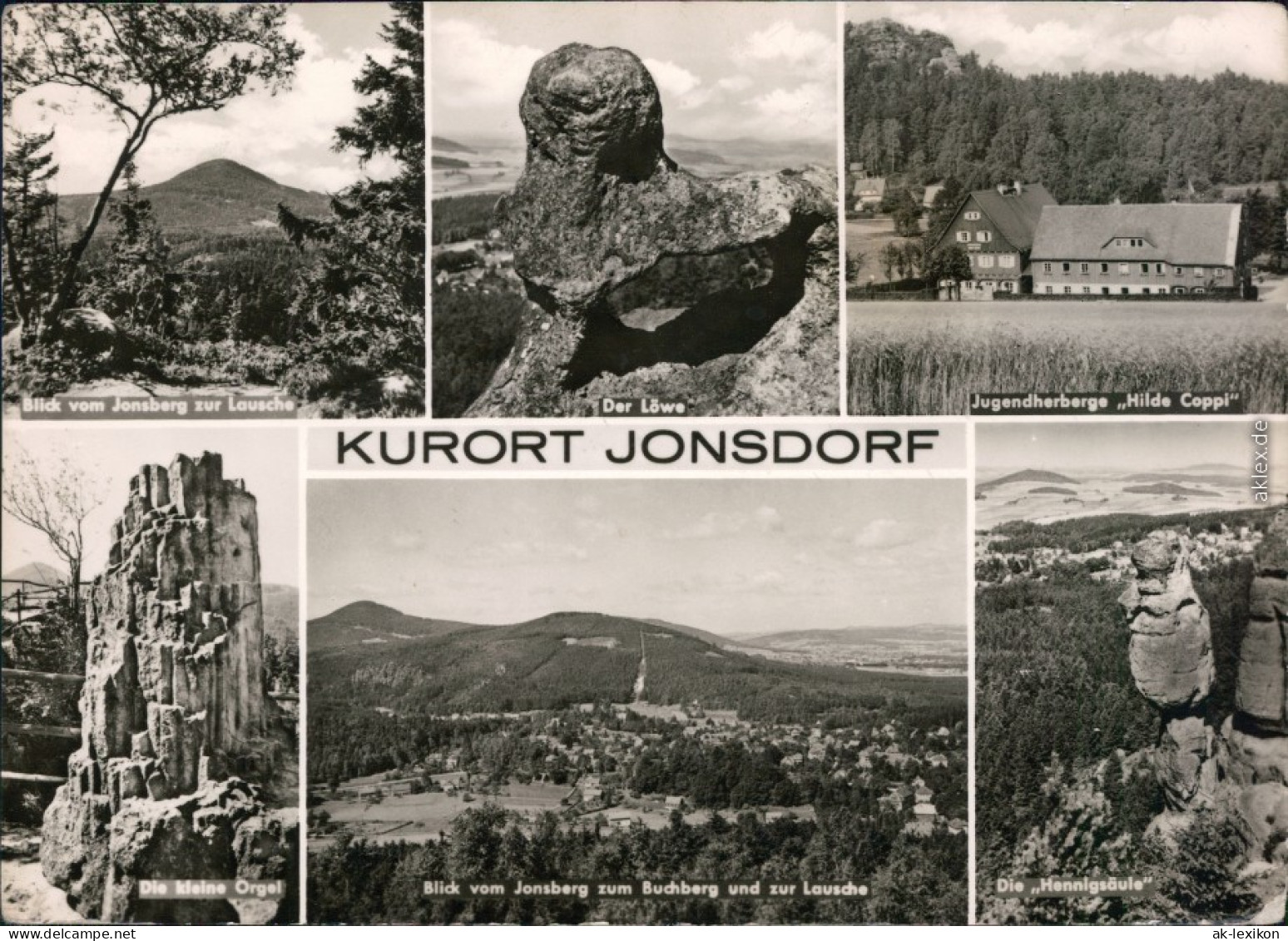 Jonsdorf Lausche, Der Löwe, Jugendherberge "Hilde Coppi" Buchberg   1967 - Jonsdorf