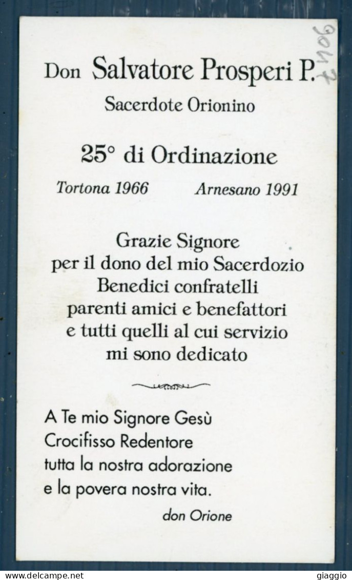 °°° Santino N. 9047 - Ordinazione Sacerdotale -tortona/arnesano °°° - Religion & Esotérisme