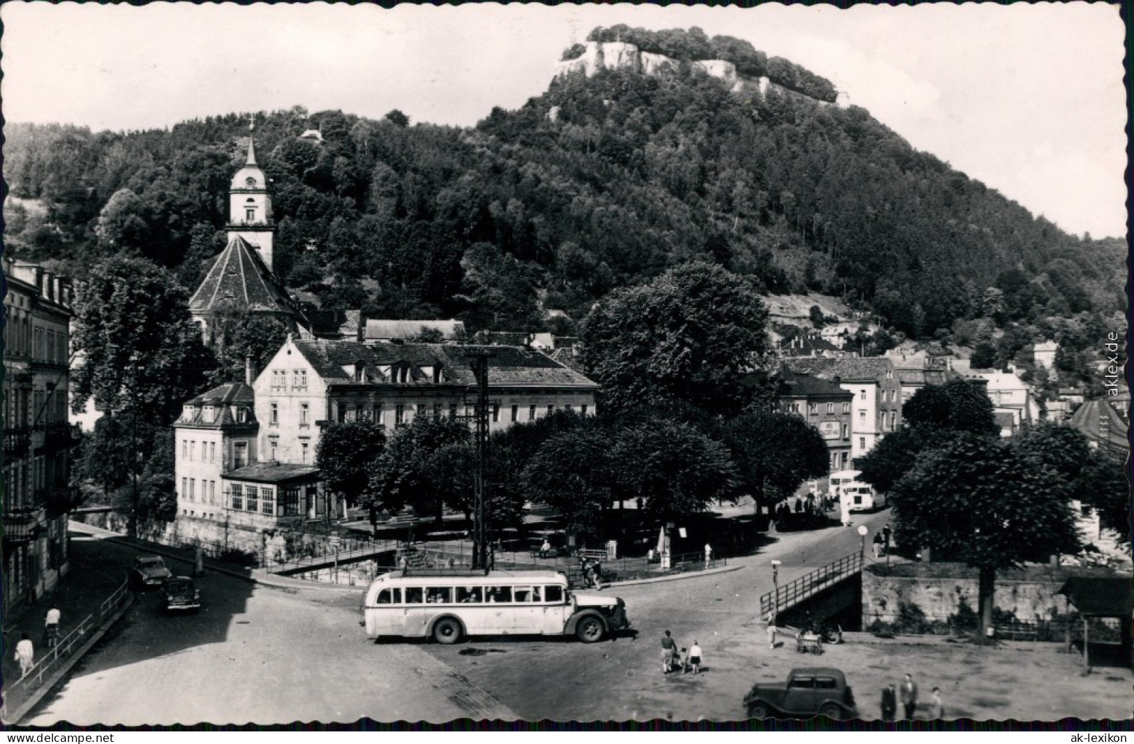 Königstein (Sächsische Schweiz) Panoramablick Von Der  1964 - Koenigstein (Saechs. Schw.)