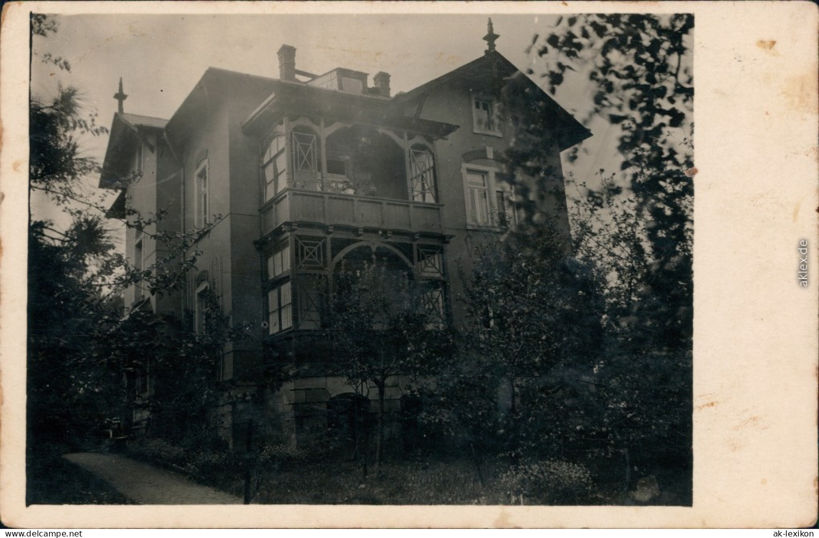 Ansichtskarte Tharandt Villa - Privatfoto 1929  - Tharandt