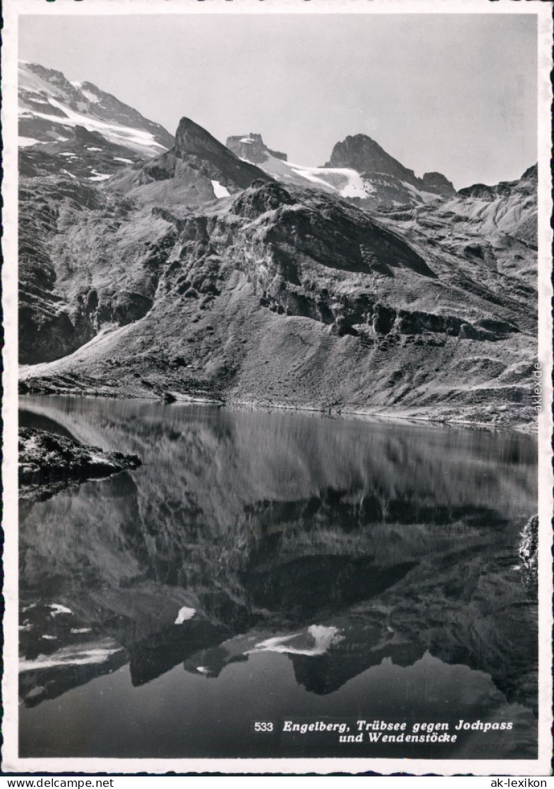 Engelberg OW Engelberg, Trübsee Gegen Jochpass Und Wendenstöcke 1939 - Autres & Non Classés