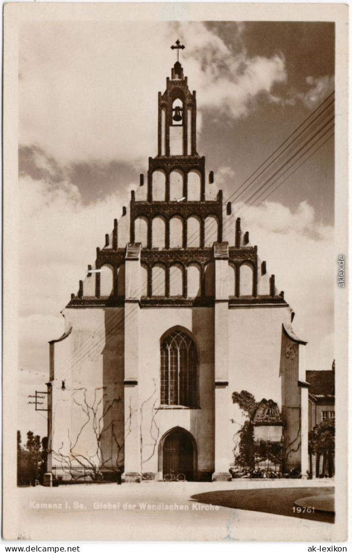 Kamenz Kamjenc Partie An Der Wendischen Kirche 1936  - Kamenz