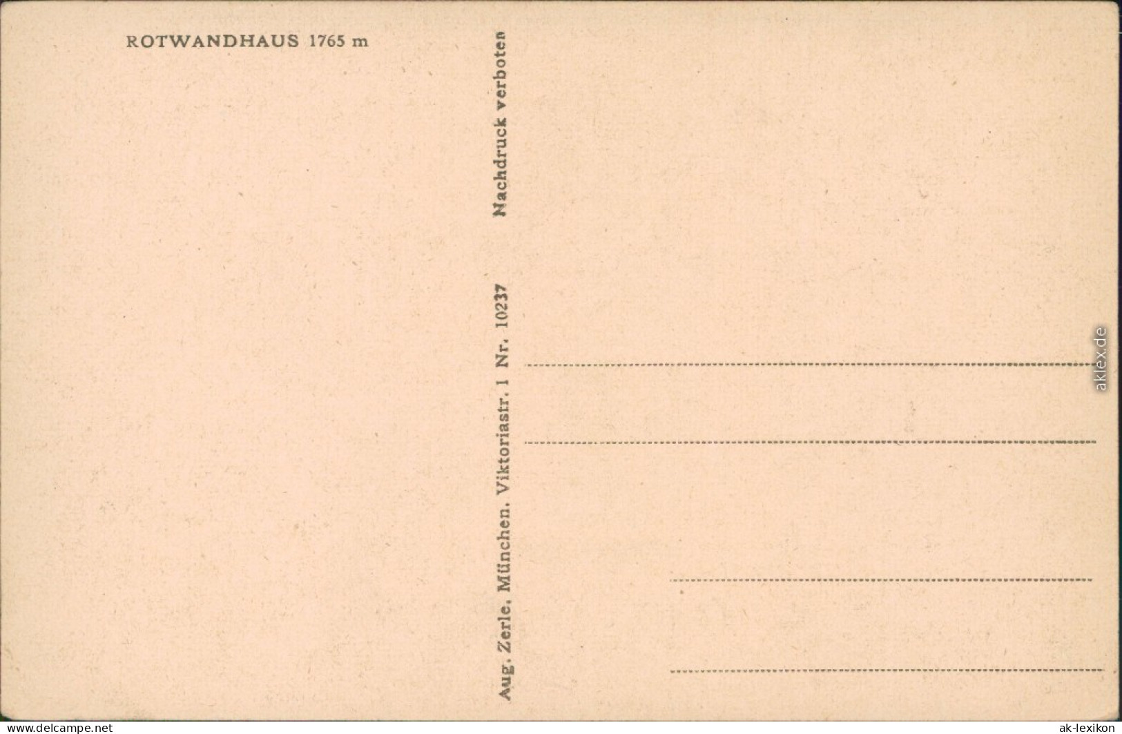 Ansichtskarte Spitzingsee-Schliersee Rotwandhaus 1765m 1924 - Schliersee