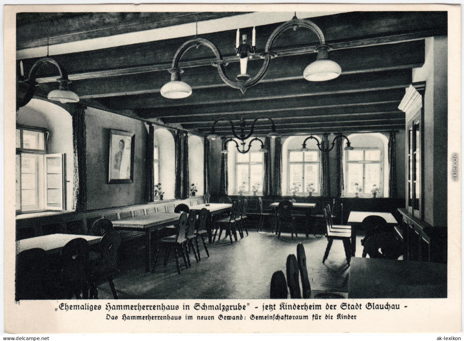 Schmalzgrube Jöhstadt Erzgebirge Gemeinderaum - Kinderheim - Schmalzgrube 1930 - Jöhstadt