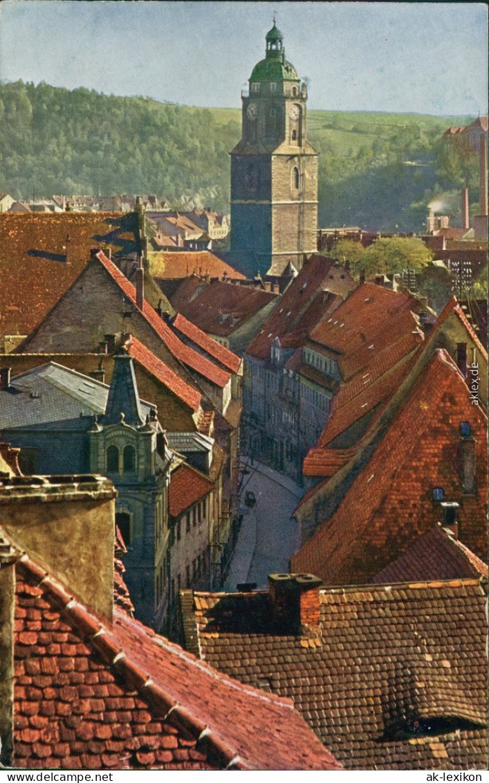 Ansichtskarte Meißen Straßenblick Vom Schloß 1908  - Meissen