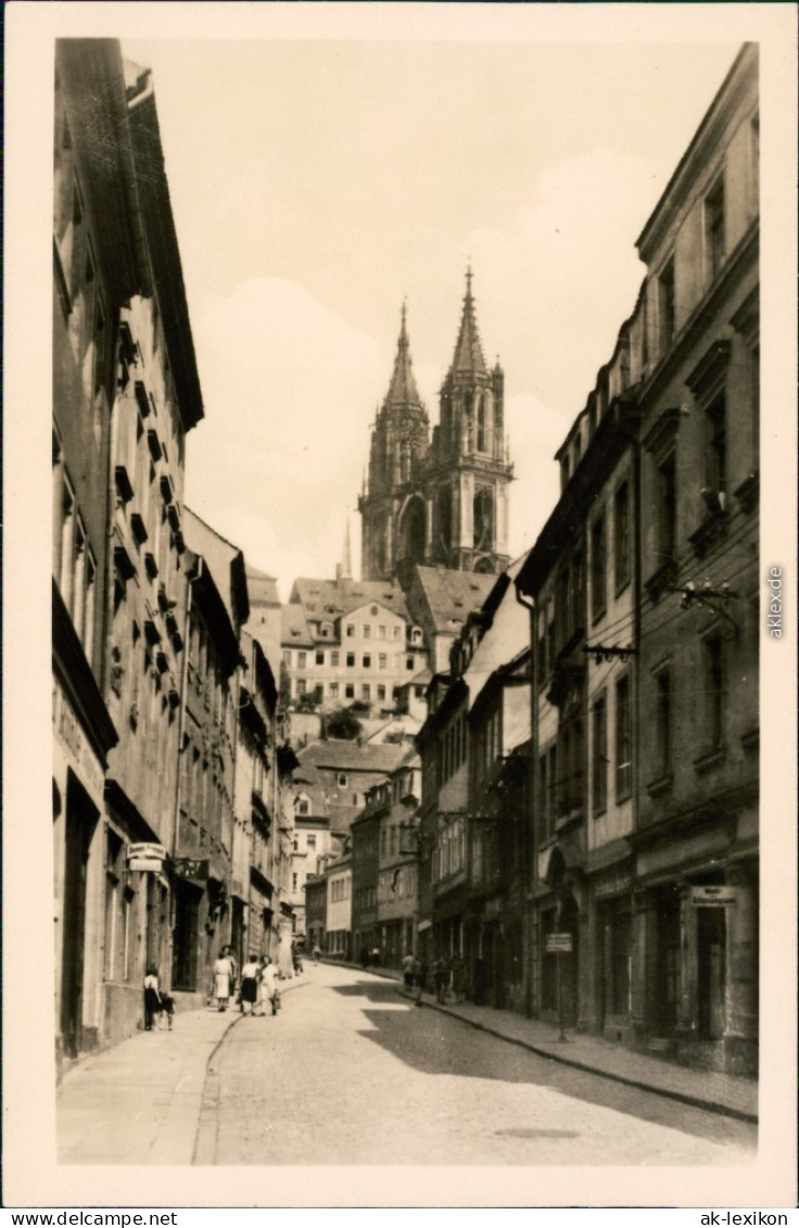 Ansichtskarte Meißen Burgstraße Meißen 1965 - Meissen