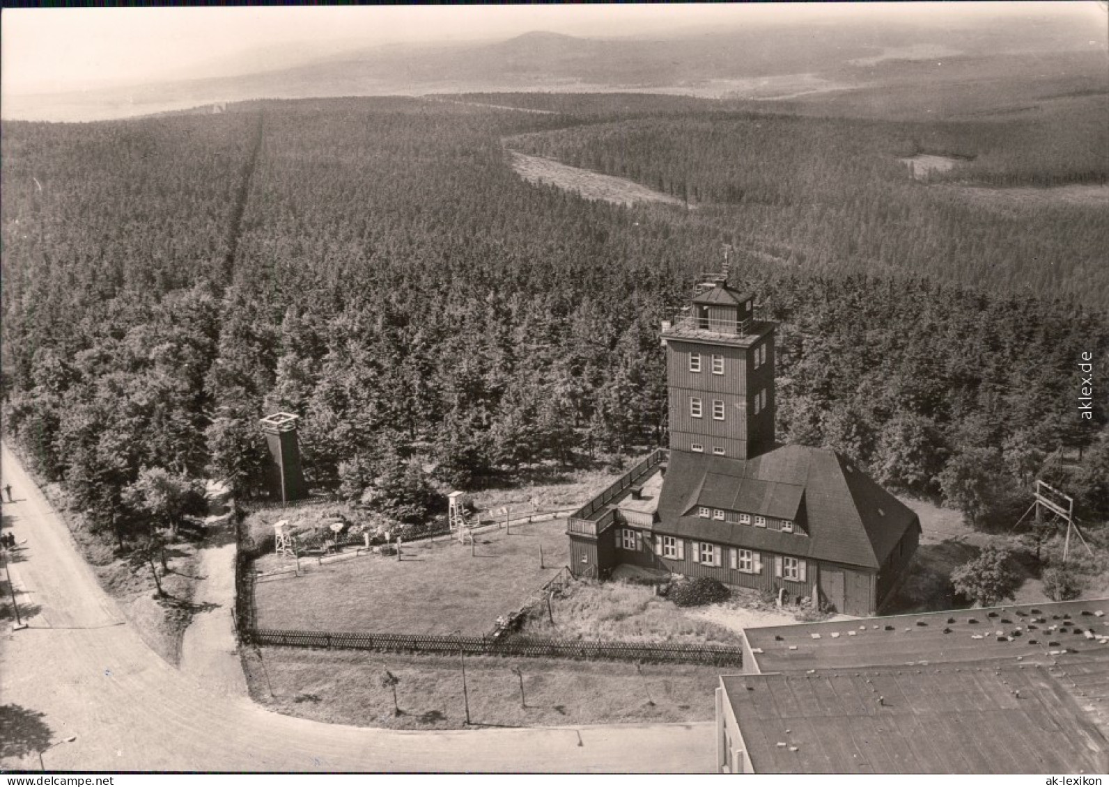 Oberwiesenthal Aussichtsturm  Fichtelberghaus Zur Wetterwarte  Die Ferne 1981 - Oberwiesenthal