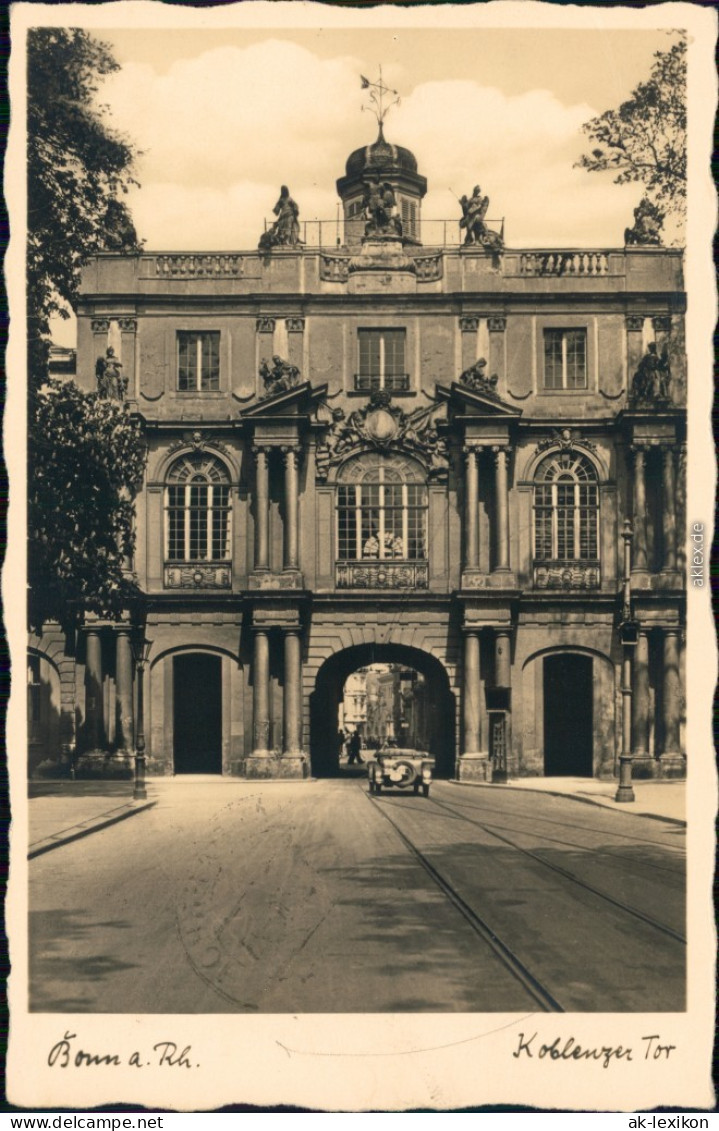 Ansichtskarte Bonn Koblenzertor 1936 - Bonn