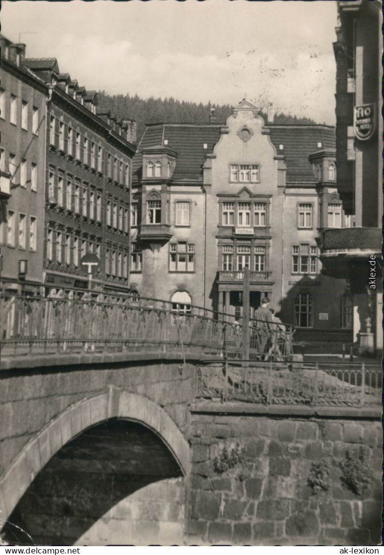Ansichtskarte Aue (Erzgebirge) Rathaus 1960 - Aue