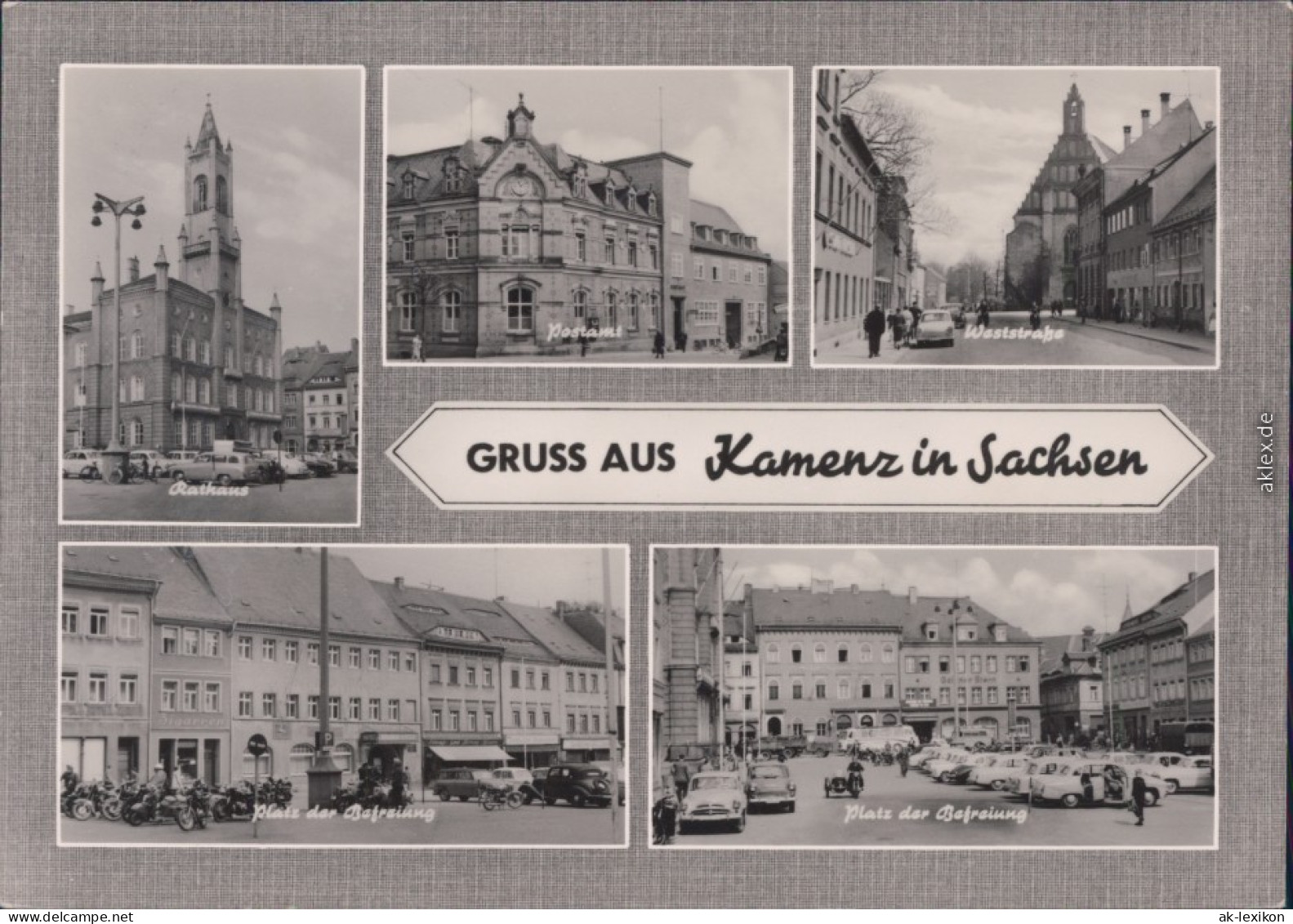 Kamenz Kamjenc Stadtteilansichten Foto Ansichtskarte  1965 - Kamenz