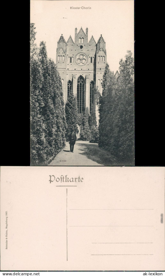 Ansichtskarte Chorin Kloster 1918 - Chorin