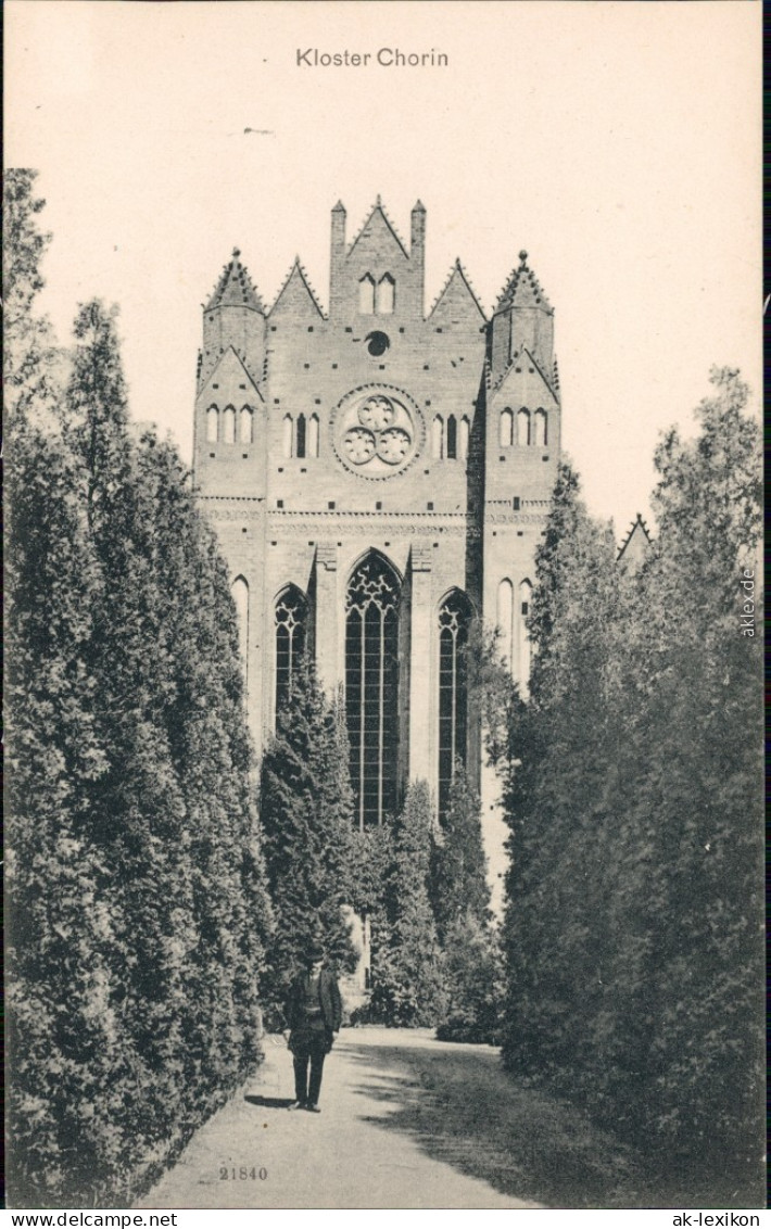 Ansichtskarte Chorin Kloster 1918 - Chorin