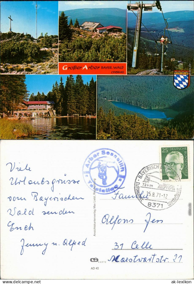 Ansichtskarte Bodenmais Großer Arber (Bayerischer Wald) 1971 - Bodenmais