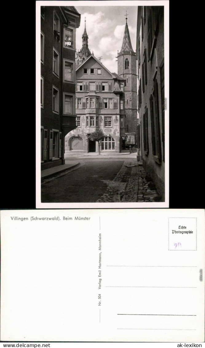 Ansichtskarte Villingen-Villingen-Schwenningen Münster 1965 - Villingen - Schwenningen