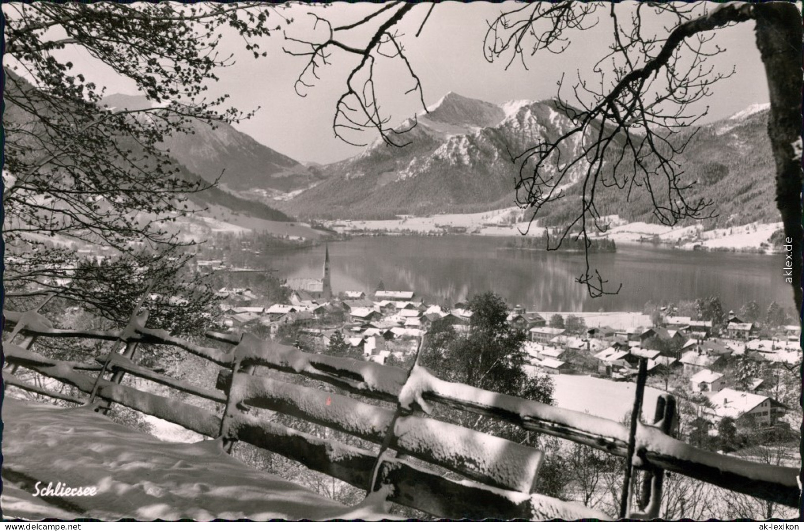 Ansichtskarte Ansichtskarte Schliersee Panorama-Ansicht 1965 - Schliersee