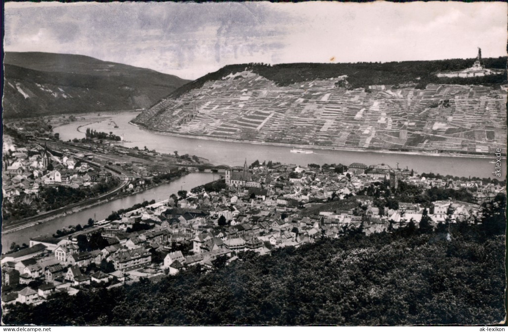 Ansichtskarte Bingerbrück-Bingen Am Rhein Panorama-Ansichten 1956 - Bingen