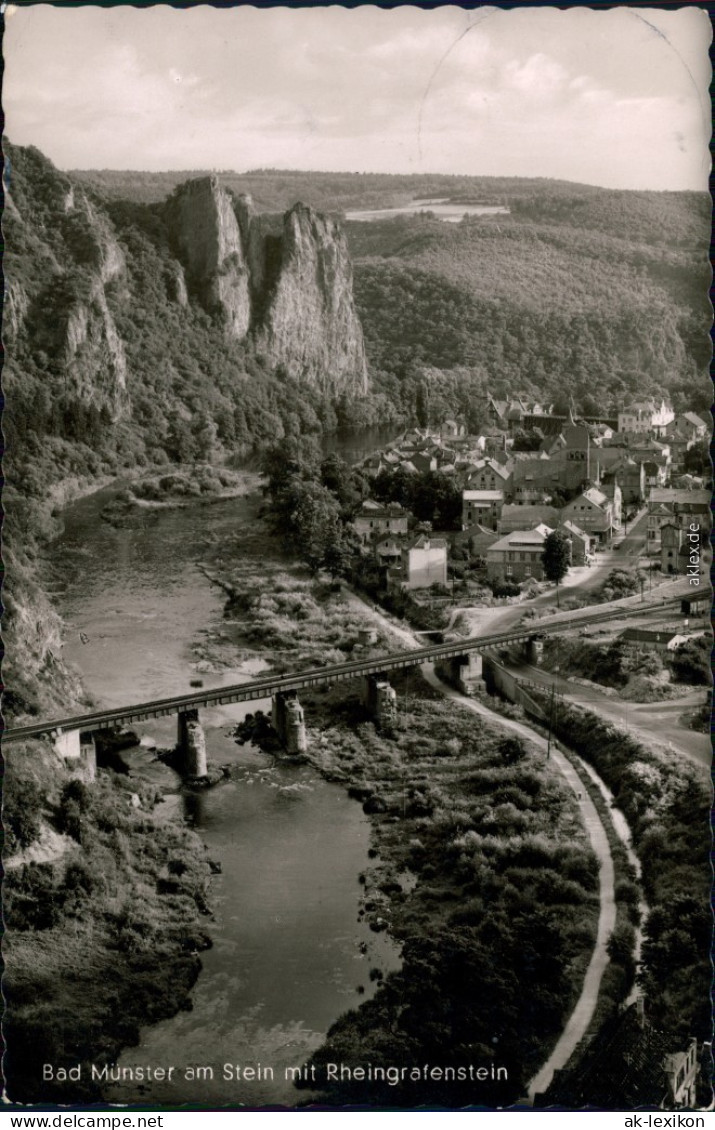 Ansichtskarte Bad Münster Am Stein-Ebernburg Rheingrafenstein 1955 - Bad Muenster A. Stein - Ebernburg