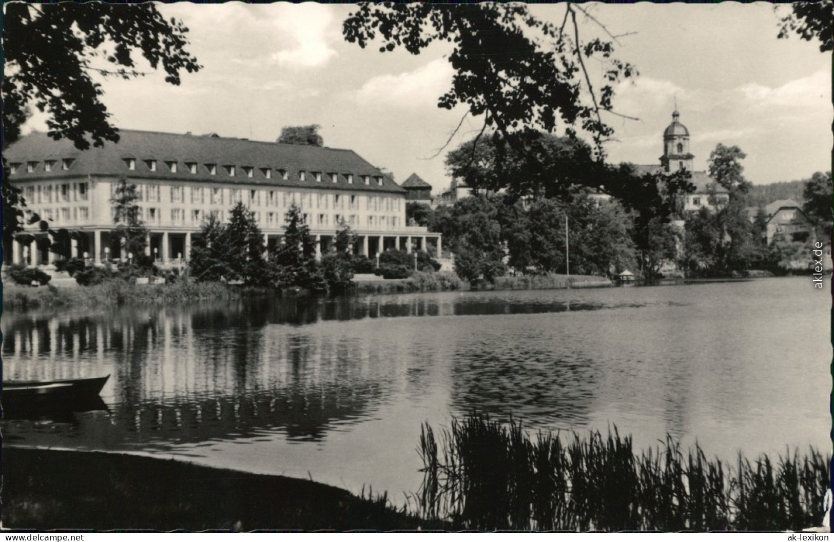 Ansichtskarte Bad Salzungen Kurhaus Mit Teichanlagen 1964 - Bad Salzungen