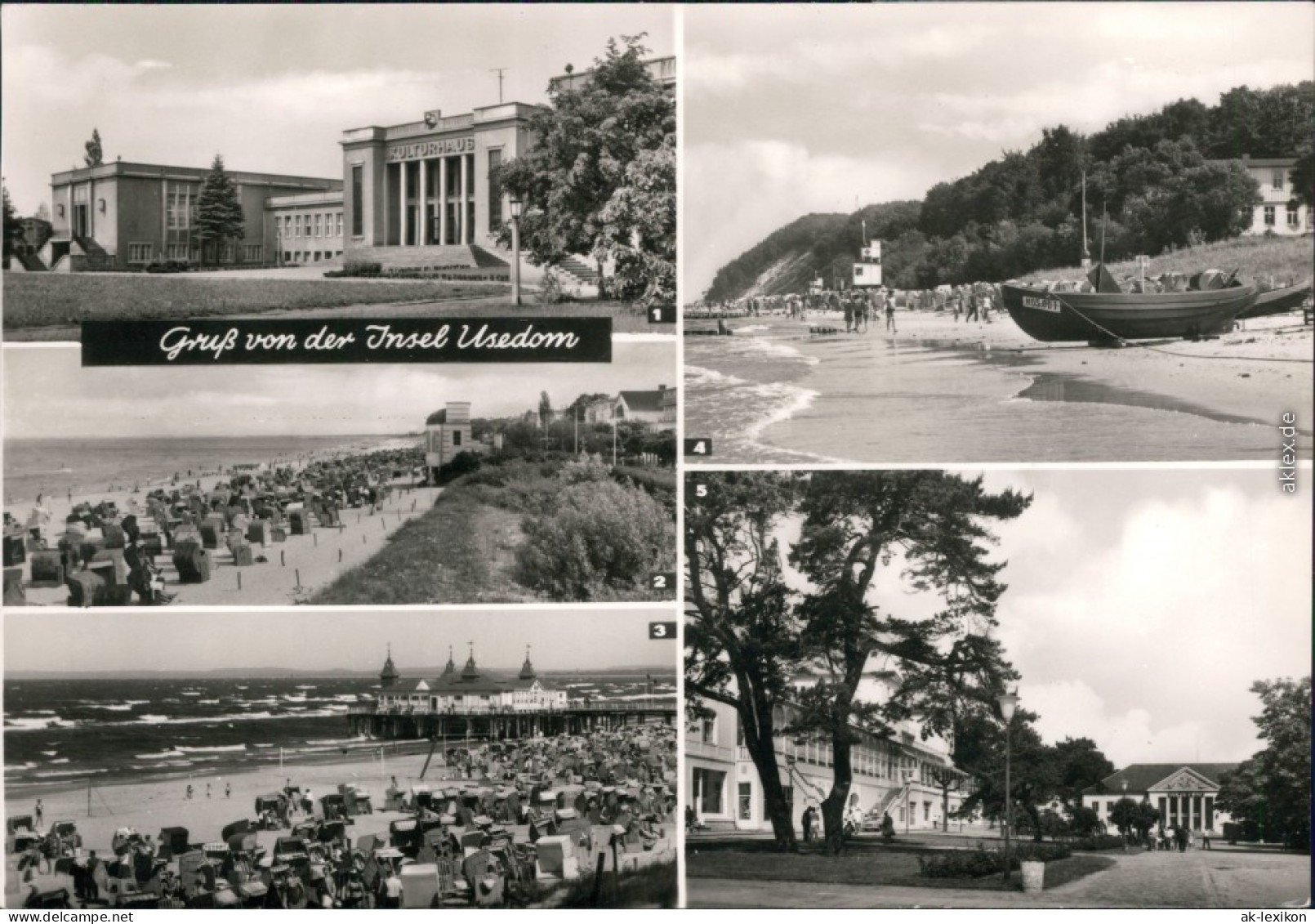 Ahlbeck (Usedom) Zinnowitz, Seebad Bansin, Seebad Ahlbeck, Strand,  1976 - Zinnowitz