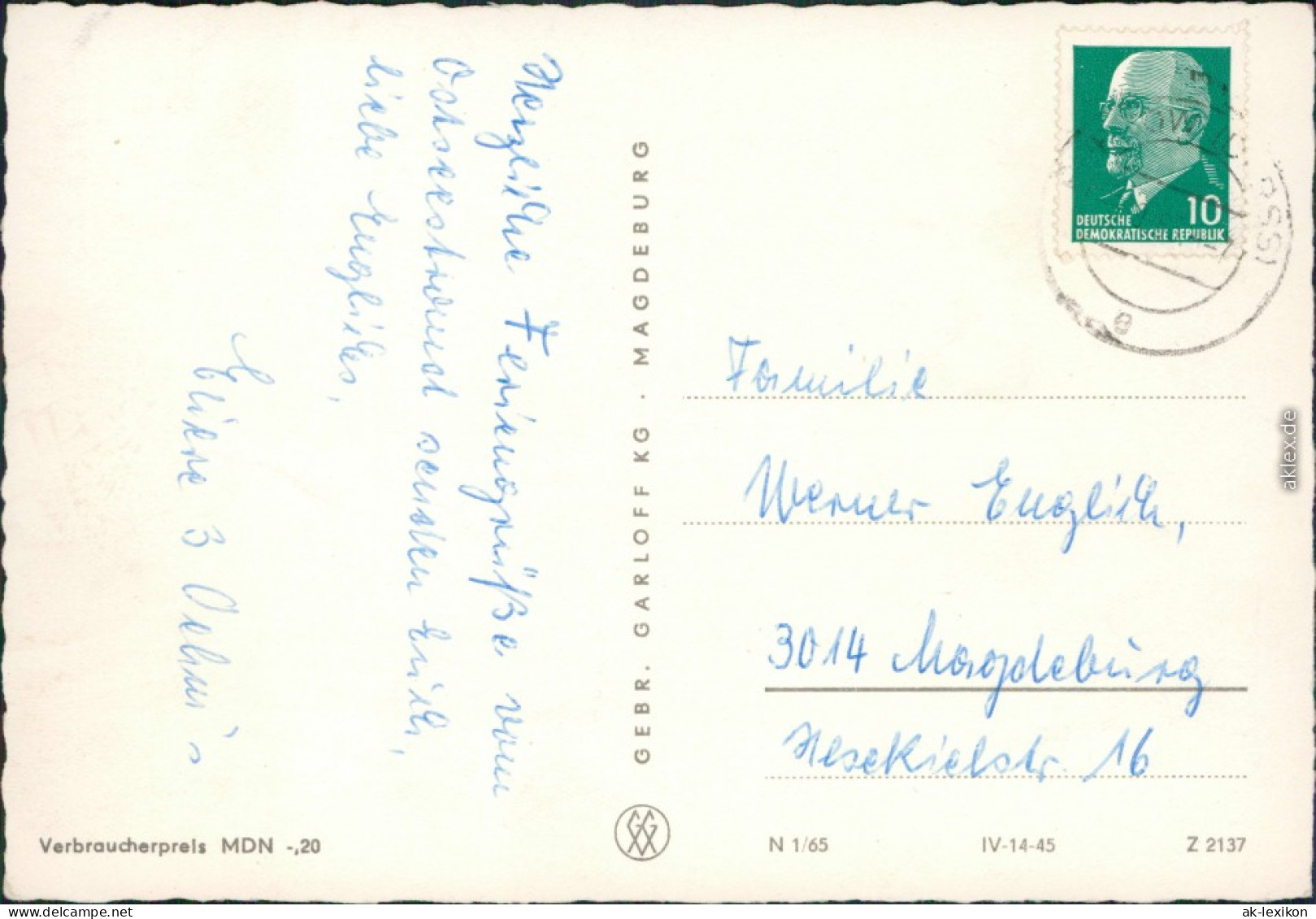 Ansichtskarte Prerow Ostseebad Prerow (Darß) 1965 - Seebad Prerow
