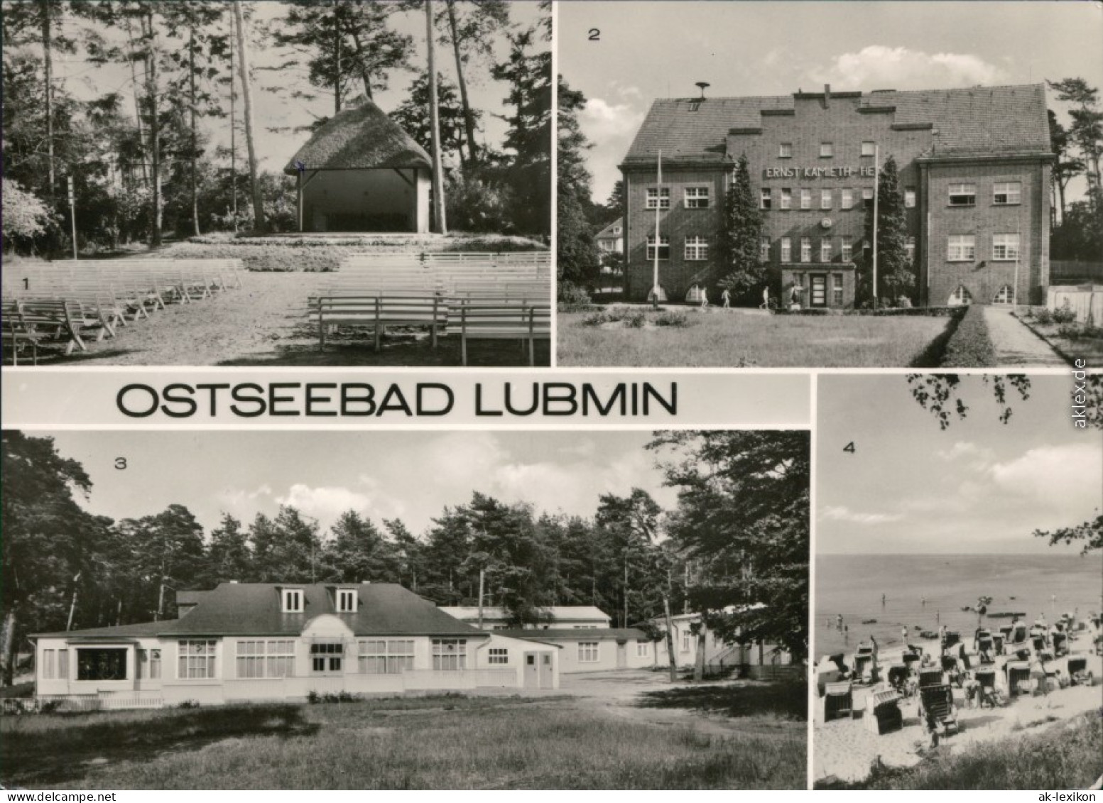 Lubmin Musikpavillon, Ernst-Kamieth-Heim, Ferienheim Der  1975 - Lubmin