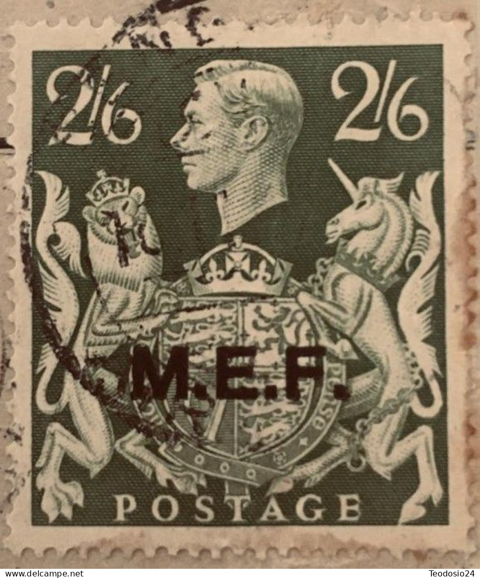 1943-47 OCCUPAZIONE BRITANNICA MEF 2/6 S - Britse Bezetting MEF