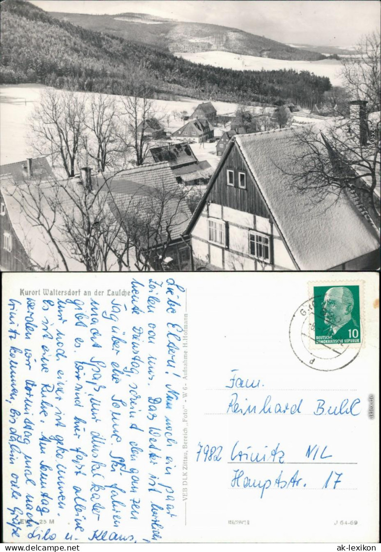 Ansichtskarte Waltersdorf-Großschönau (Sachsen) Panorama-Ansicht 1964 - Grossschönau (Sachsen)