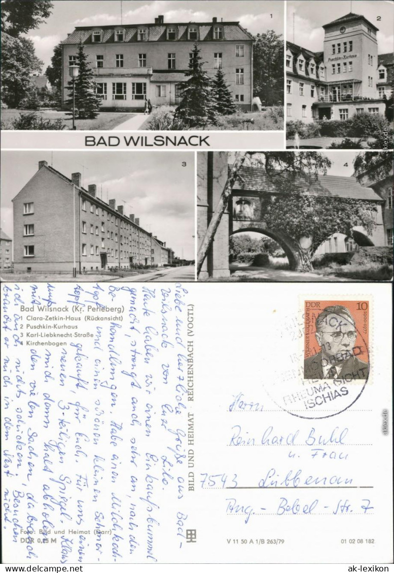 Bad Wilsnack Kurhäuser, Karl-Liebknecht-Straße, Kirchenbogen   1979 - Bad Wilsnack