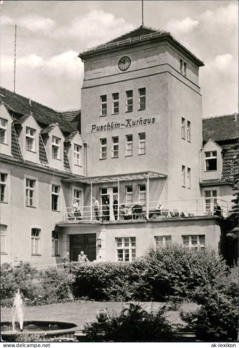 Ansichtskarte Bad Wilsnack Puschkin-Kurhaus 1977 - Bad Wilsnack