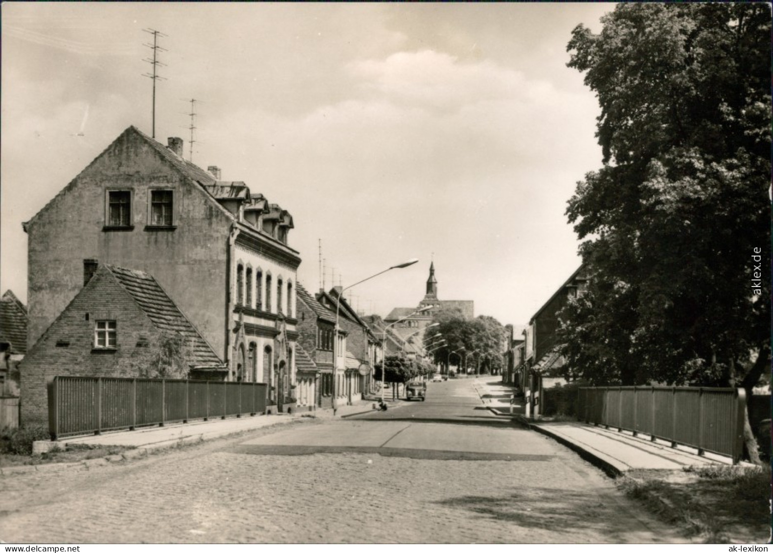 Ansichtskarte Bad Wilsnack Wittenberger Straße Und Karthane-Brücke 1971 - Bad Wilsnack