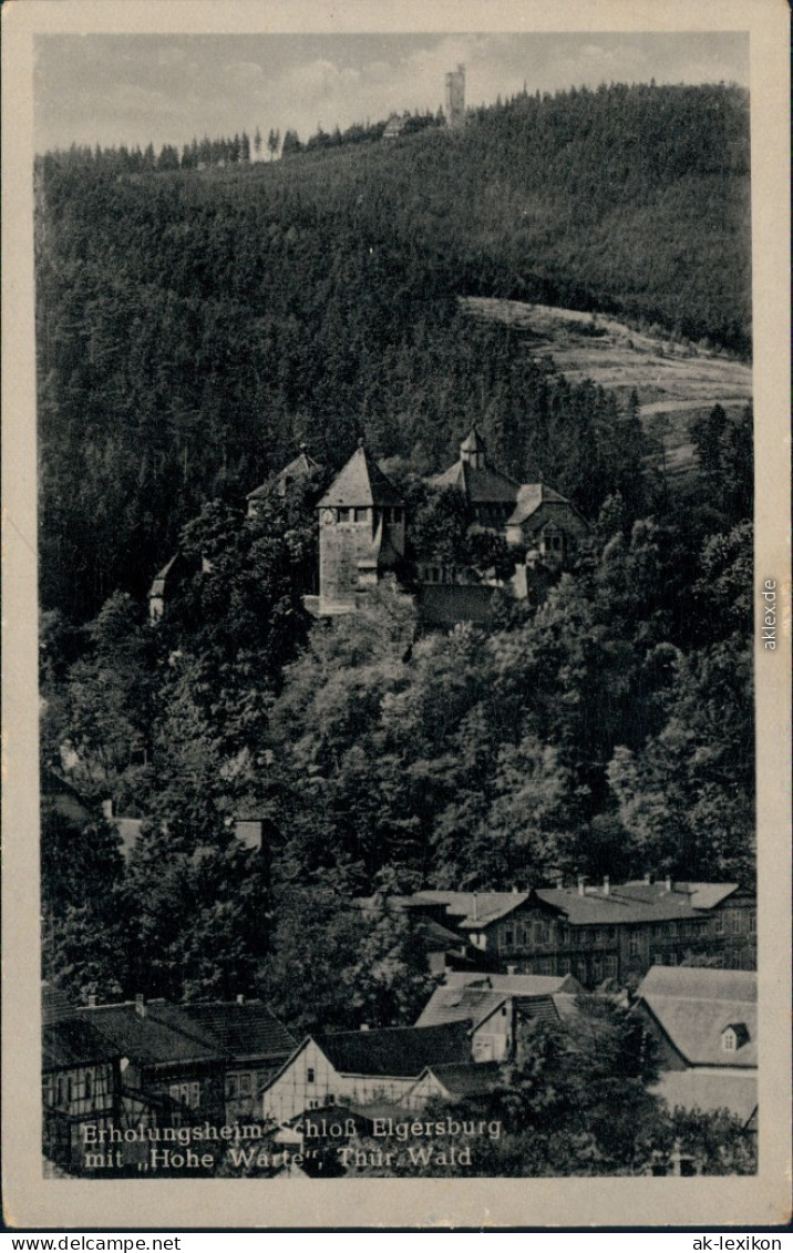 Ansichtskarte Elgersburg Schloss Elgersburg 1953 - Elgersburg