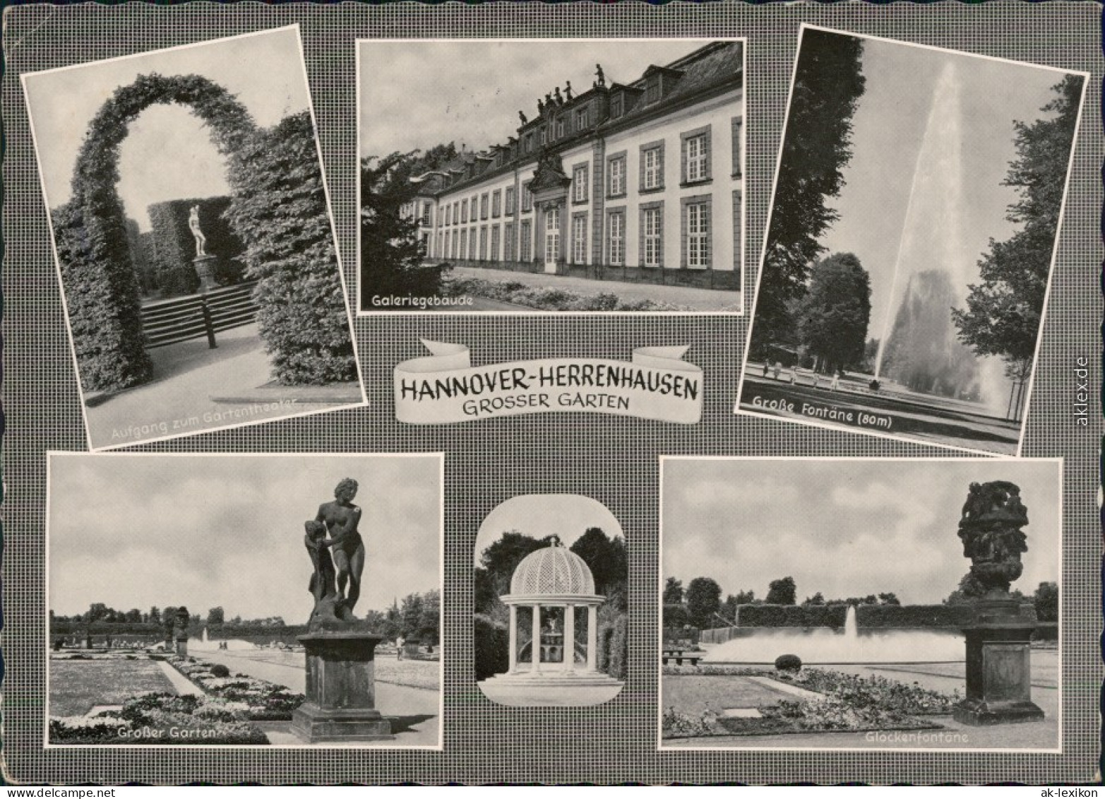 Herrenhausen-Hannover Großer Garten - Aufgang Zum Gartentheater 1965 - Hannover