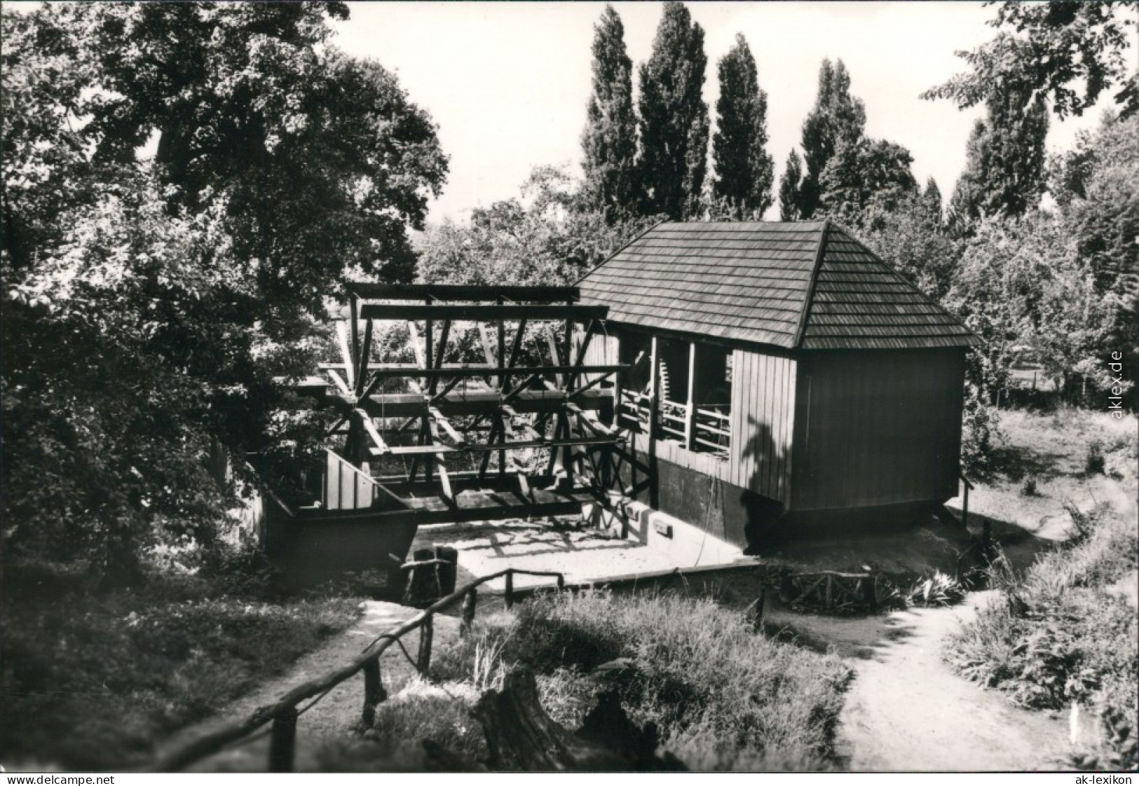 Ansichtskarte Bad Düben Schiffmühle (Burggarten) 1985 - Bad Düben