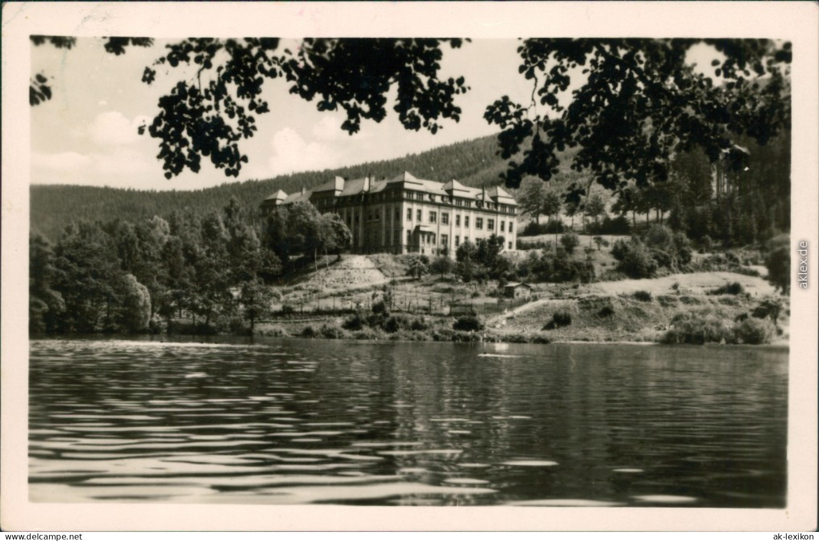 Ansichtskarte Ilmenau Goetheschule 1954 - Ilmenau