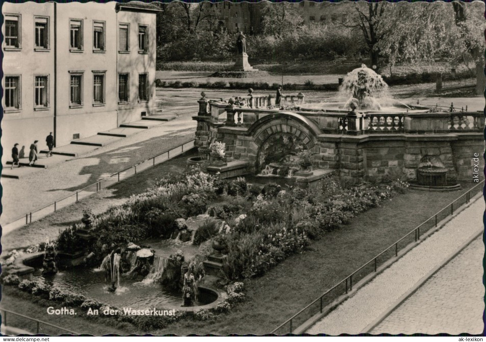 Ansichtskarte Gotha Wasserkunst-Schloßberg 1964 - Gotha