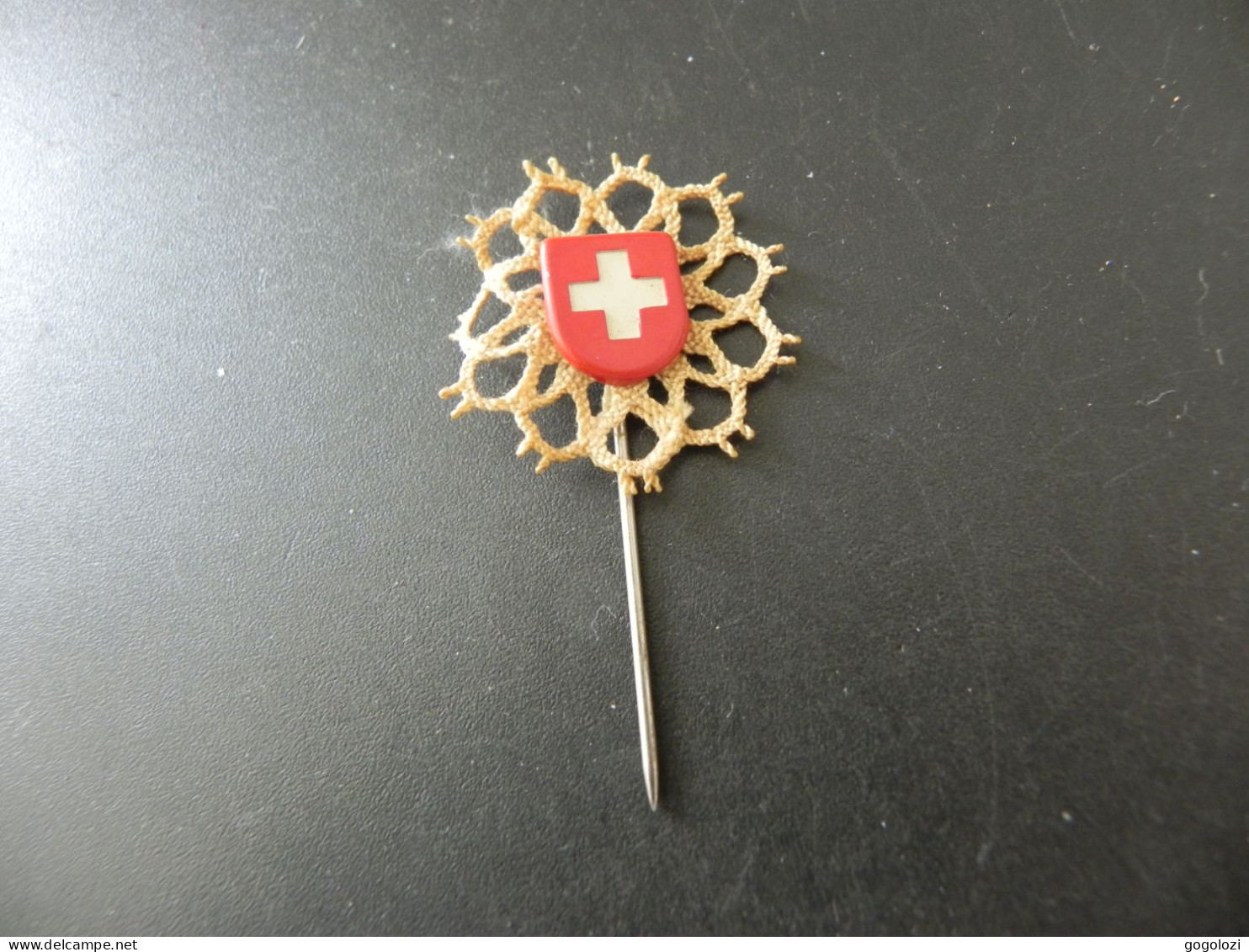 Old Pin Schweiz Suisse Svizzera Switzerland - National Day 1. August 1958 - Zonder Classificatie