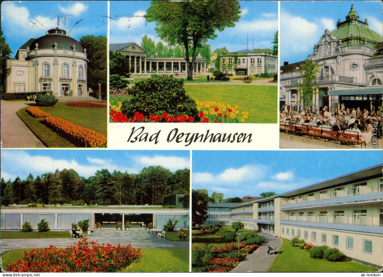 Bad Oeynhausen Kurtheater, Wandelhalle U. Kurverwaltung, Kurhaus, Badehaus 1973 - Bad Oeynhausen