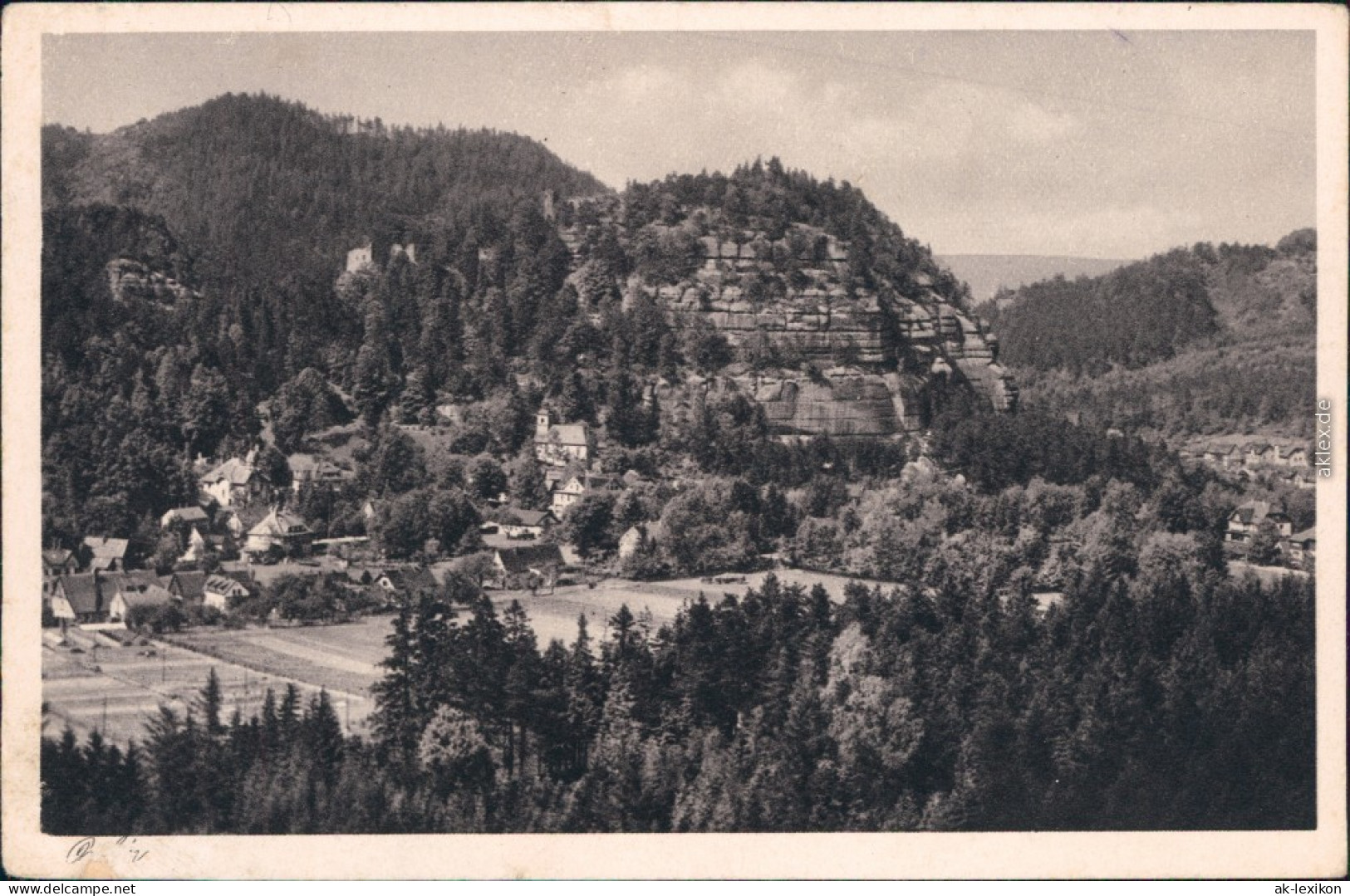 Ansichtskarte Oybin Berg Oybin 1928 - Oybin