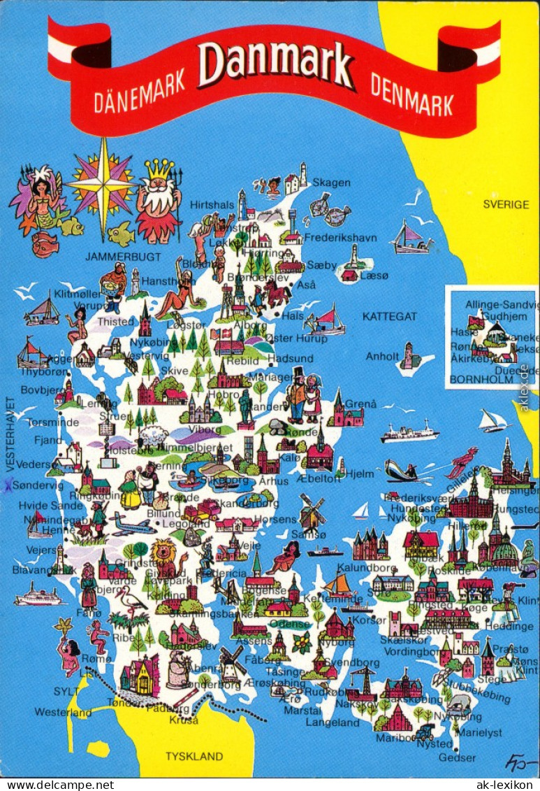Ansichtskarte  Dänemark - Karte 2007 - Non Classés