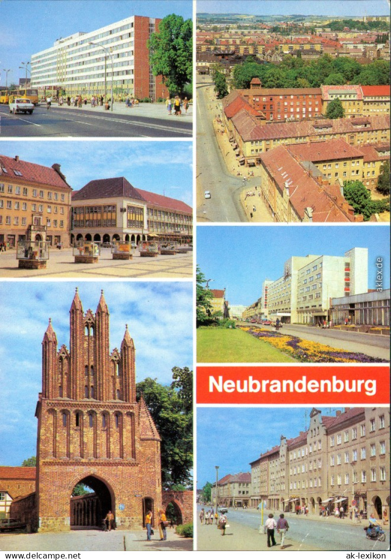 Neubrandenburg Rat Des Bezirkes, CENTRUM-Warenhaus, Thälmann-Straße 1980 - Neubrandenburg