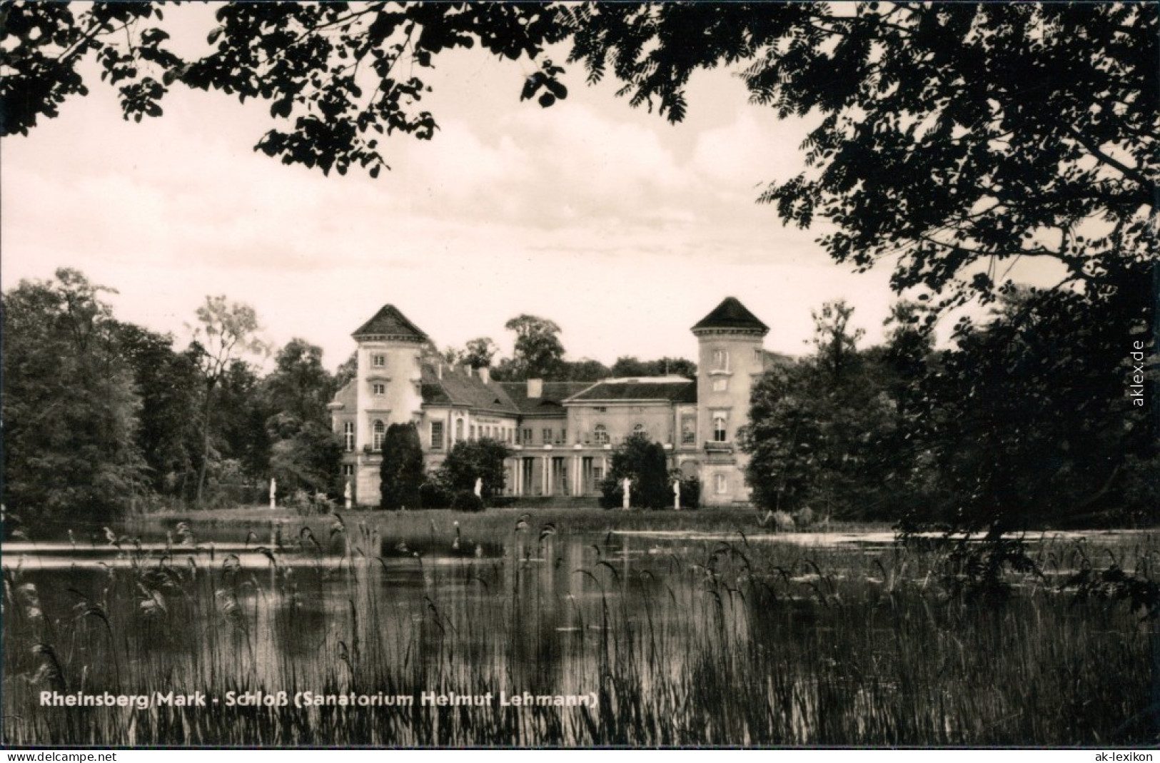 Ansichtskarte Rheinsberg Schloss (Sanatorium Helmut Lehmann) 1961 - Rheinsberg