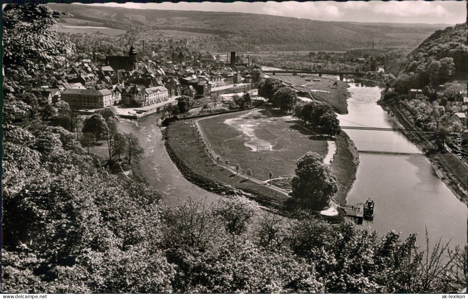 Hannoversch Münden Hann. Münden Zusammenfluß Von Werra Und Fulda 1965 - Hannoversch Muenden