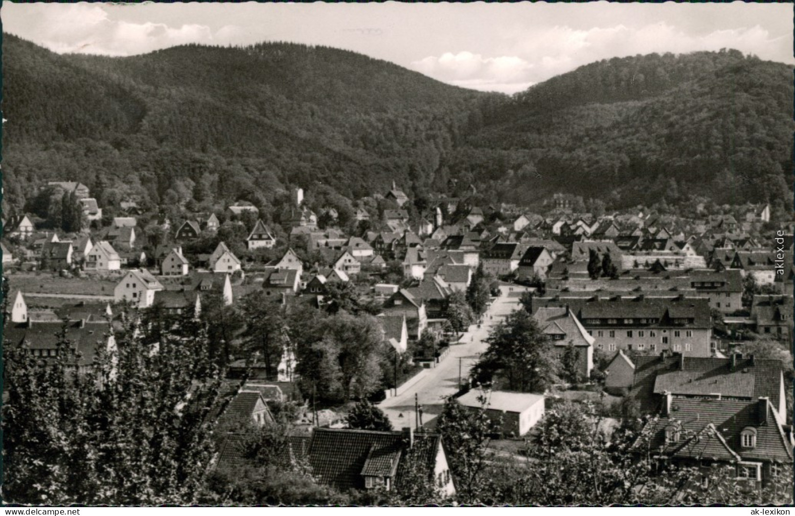 Ansichtskarte Bad Harzburg Panorama-Ansicht über Den Ort 1963 - Bad Harzburg