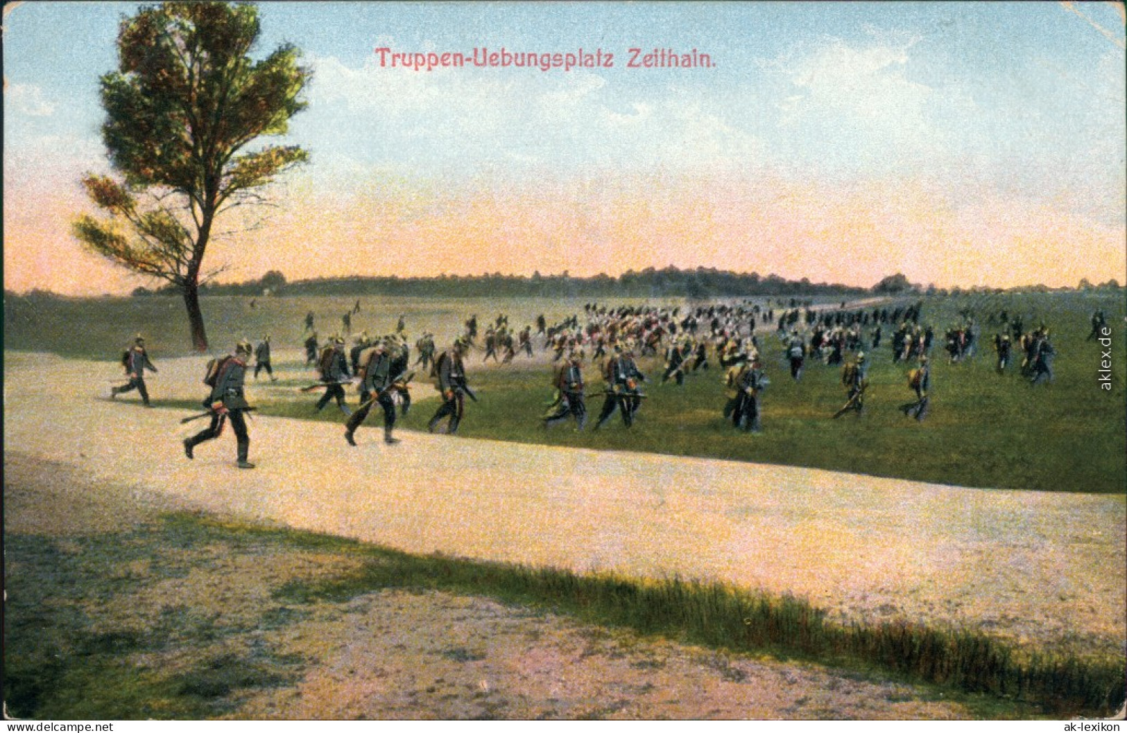 Ansichtskarte Zeithain Truppenübungsplatz 1913 - Zeithain