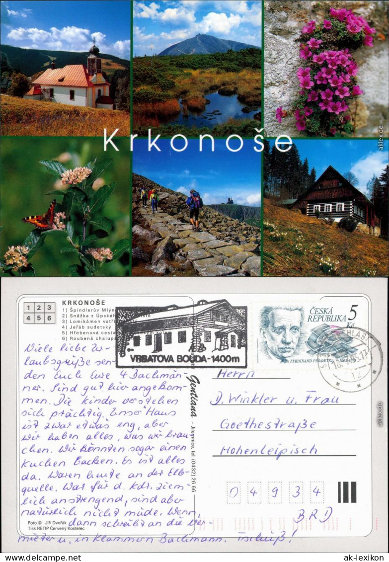 Riesengebirge (Krkonoše) - Kapelle, Berge, Pflanzen, Fachwerkhaus 1995 - Non Classés